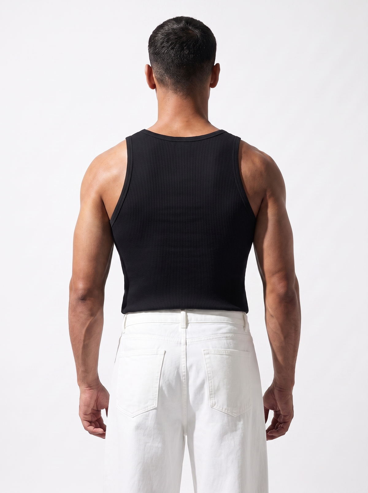 The Luxe Buckle Vest-Black