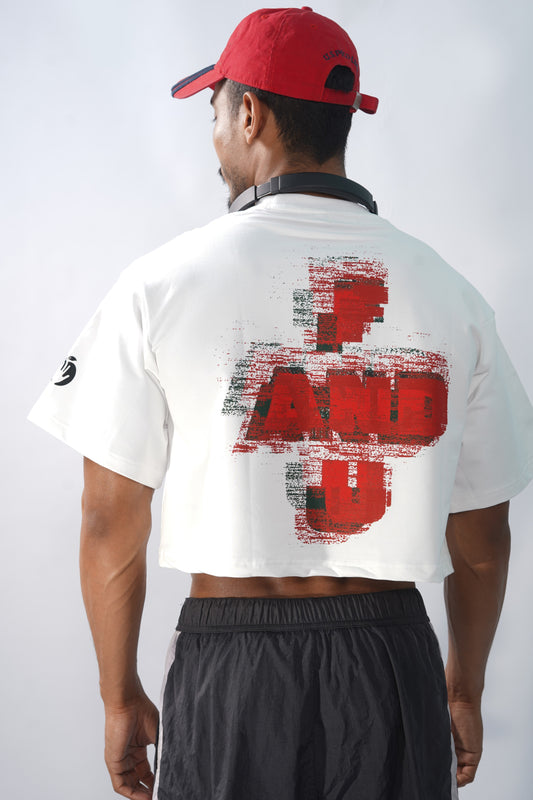 The F&U Cropped Statement T-shirt