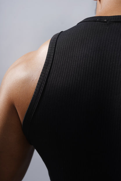 The Luxe Buckle Vest-Black
