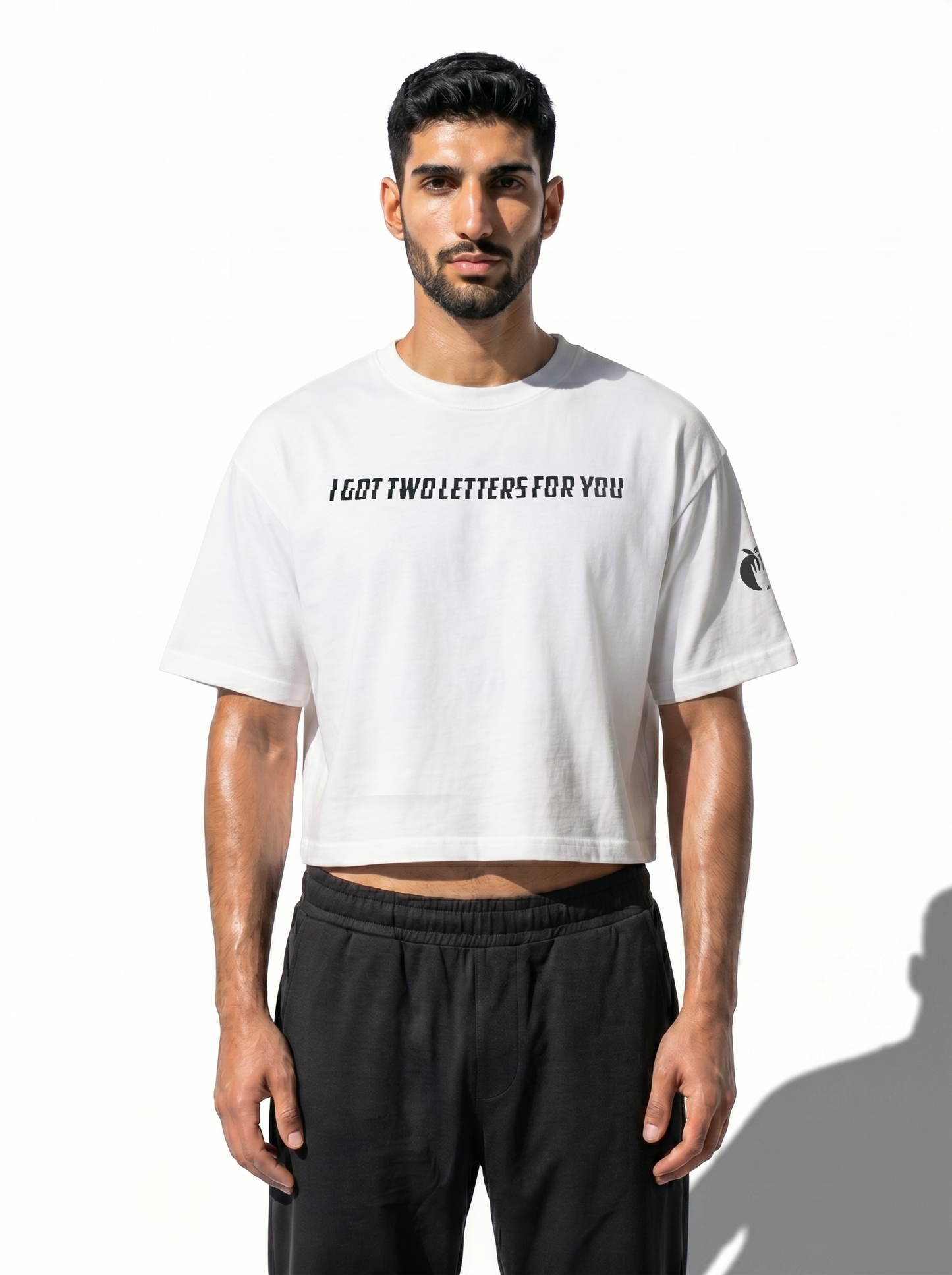 The F&U Cropped Statement T-shirt