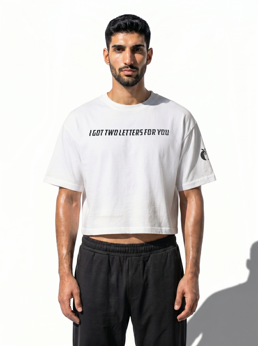 The F&U Cropped Statement T-shirt