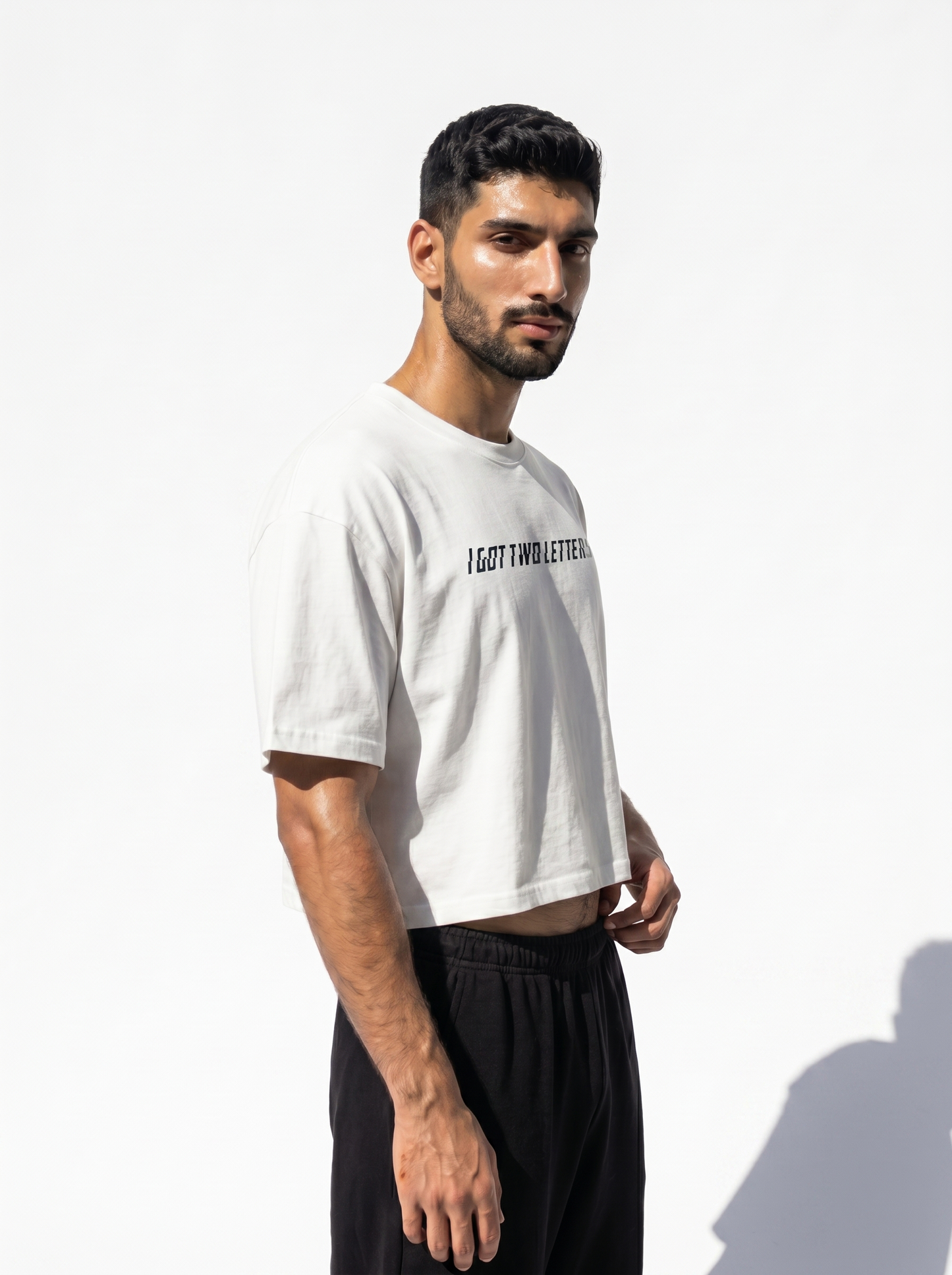 The F&U Cropped Statement T-shirt